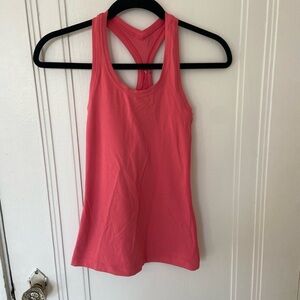 Pink Lululemon Racerback Tank Top
